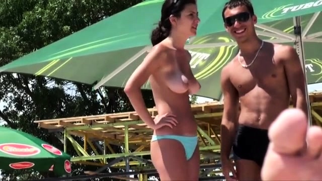 Large Tits Beach Voyeur - Beach Voyeur Filming A Pretty Amateur Teen With Big Boobs Video at Porn Lib