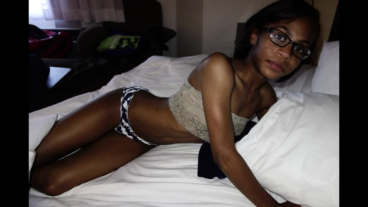 1280px x 720px - Nerdy Ebony Teen Gets Her Pink Hole Filled With White Meat Video at Porn Lib